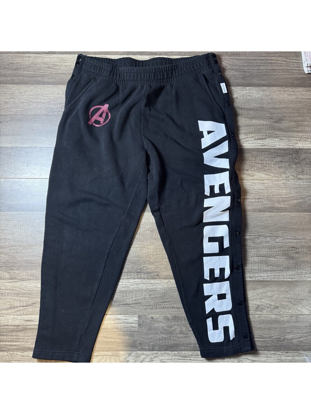 Marvel Avengers Joggers Snap Side Warm Up Pants Our Universe XL/XG Extra Large